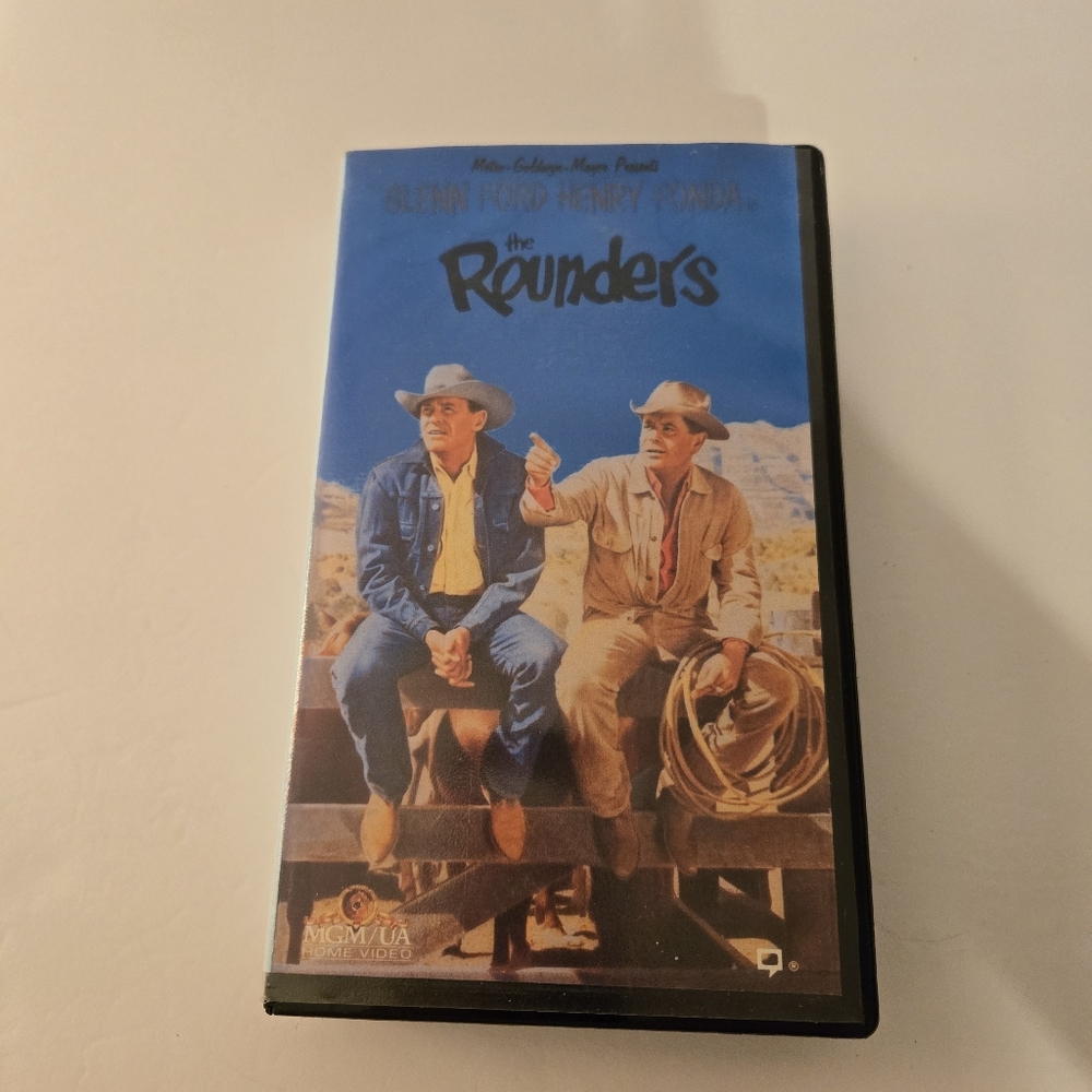 The Rounders 1964 Vintage Western Comedy Movie on VHS 1993 Glen Ford Henry Fonda
